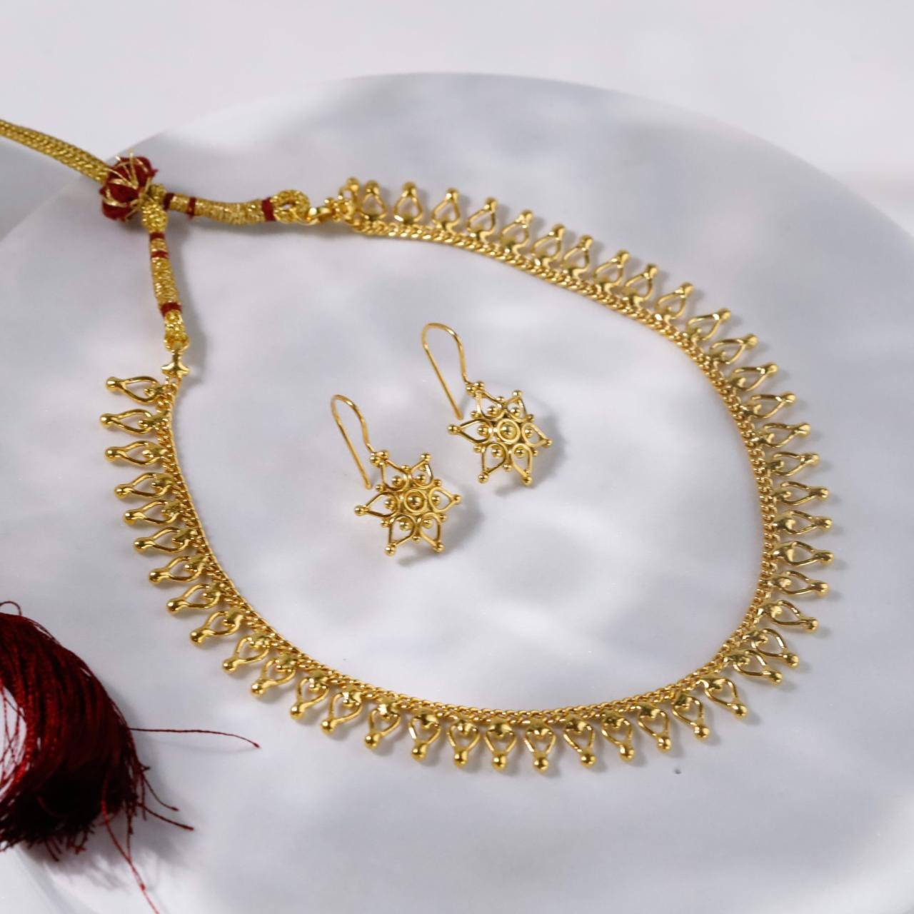 Delicate Drops Set | 92.5 Silver | 22K Gold Plated in 2025 | Plating ...