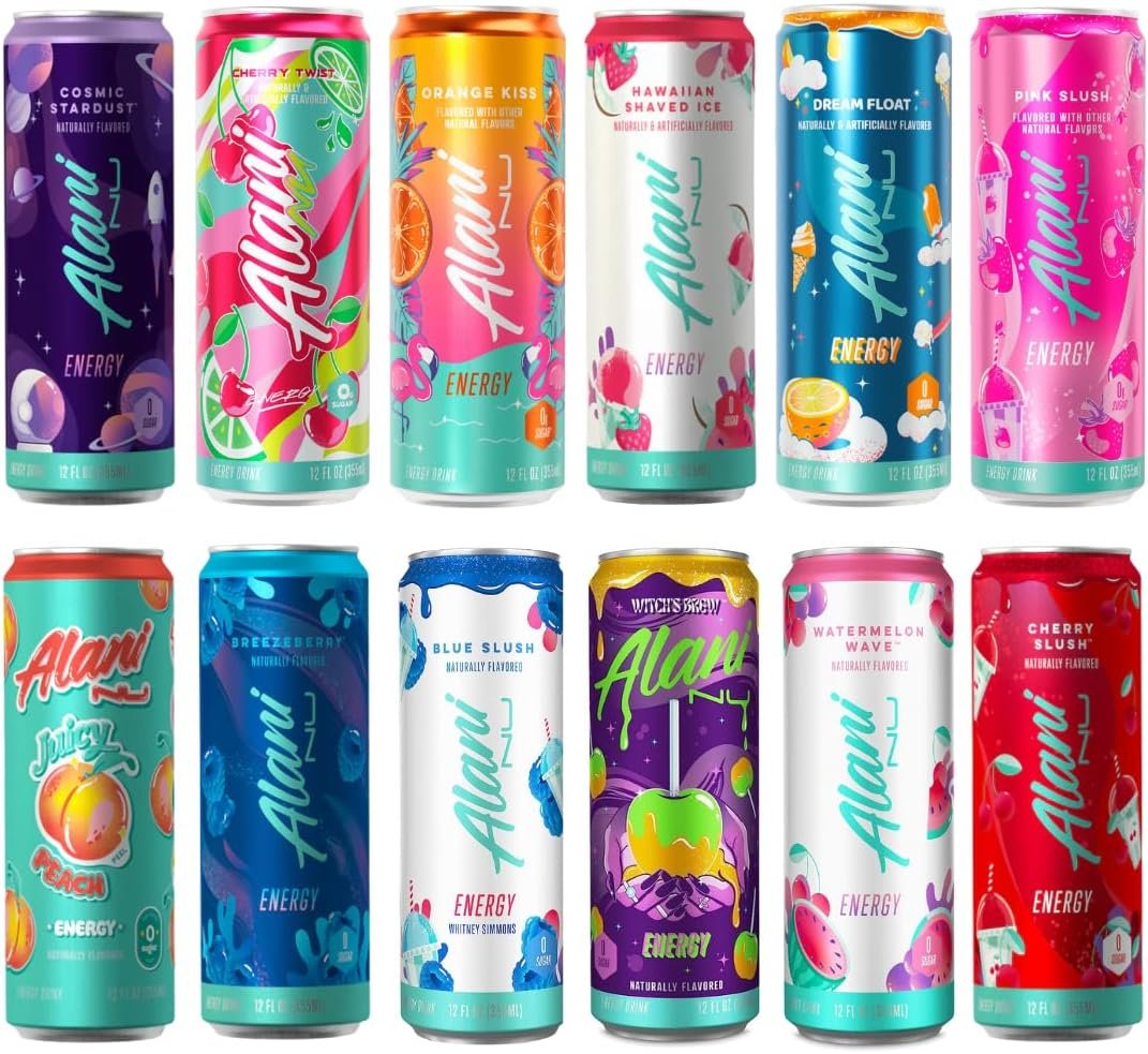 Amazon.com: Alani Nu Pink Slush Sugar Free, Low Calorie Energy Drinks ...