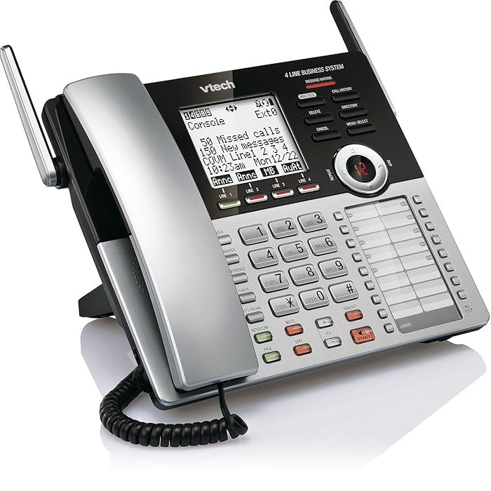 4-Line Small Business System Desk Phone — RCA by Telefield