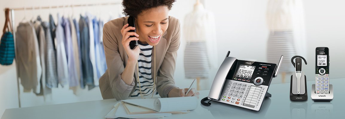4-Line Small Business Phone System | VTech Multi-line Business and ...