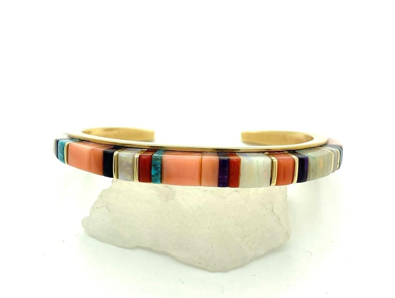 Jesse Monongya - 14KT Gold Ring — Leota's Indian Art