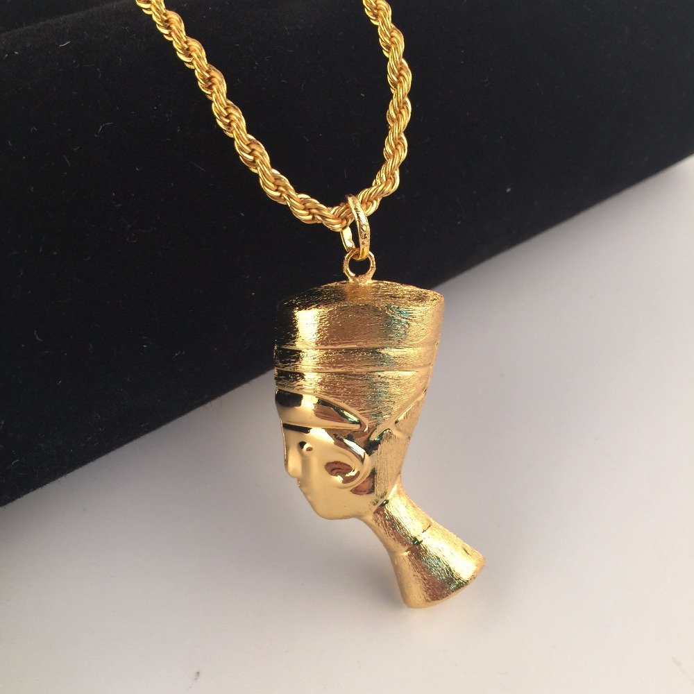 Black and Gold Pharaoh Necklace | That Ankh Life Black and Gold Pharaoh Necklace | That Ankh Life