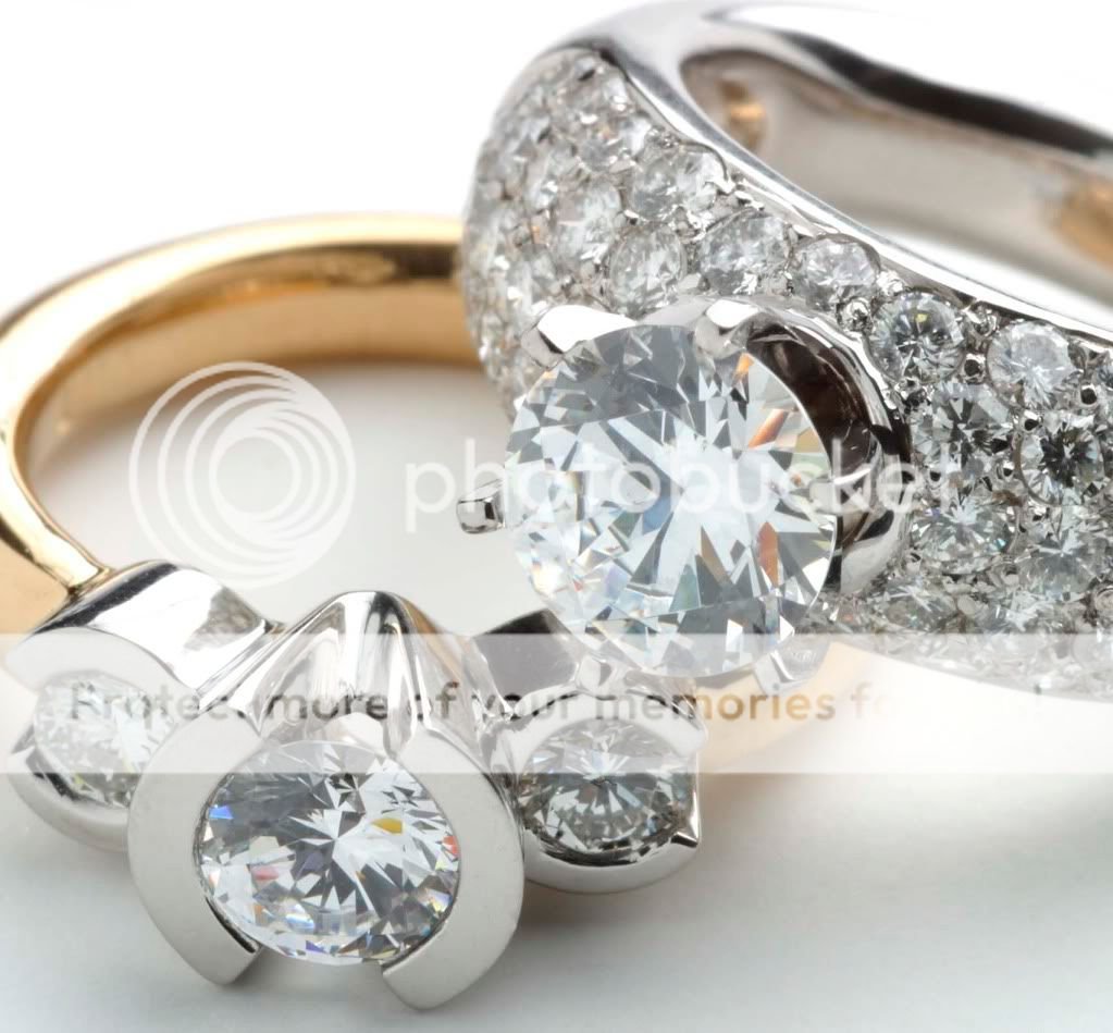 His and Hers Matching Sterling Silver Wedding Couple Rings Set