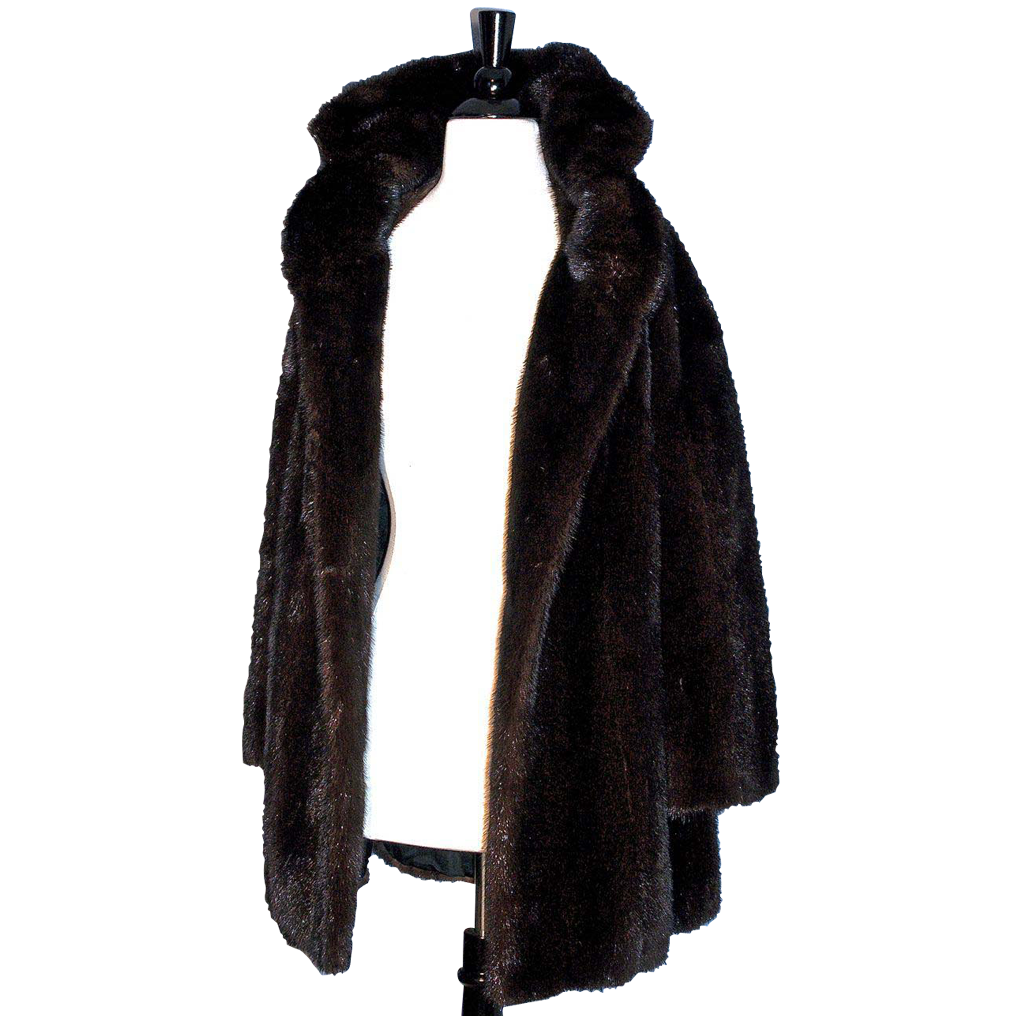 SCHIAPARELLI PARIS Classic Mink Jacket/Coat - Almost Black from ... SCHIAPARELLI PARIS Classic Mink Jacket/Coat - Almost Black from ...