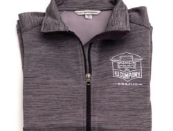 Fleece Jacket With Logo The Perfect Blend Of Style And Comfort