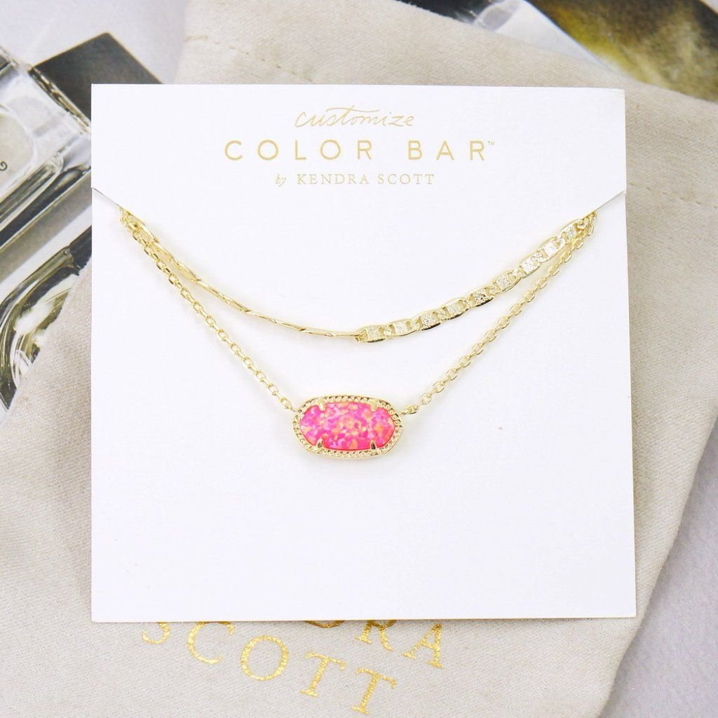 Ari Heart Rose Gold Pendant Necklace in Pink Drusy | Kendra Scott