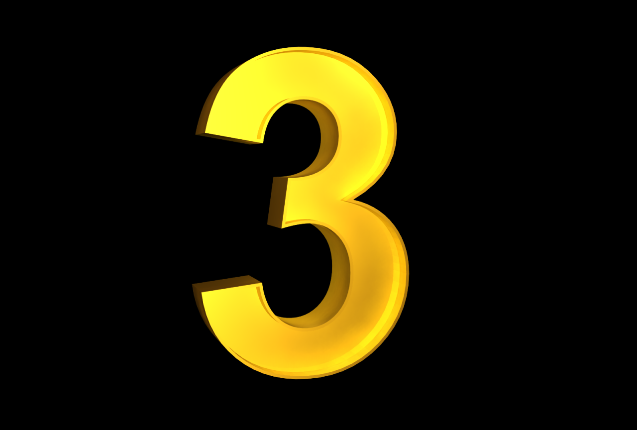Number 3 PNG Number 3 PNG