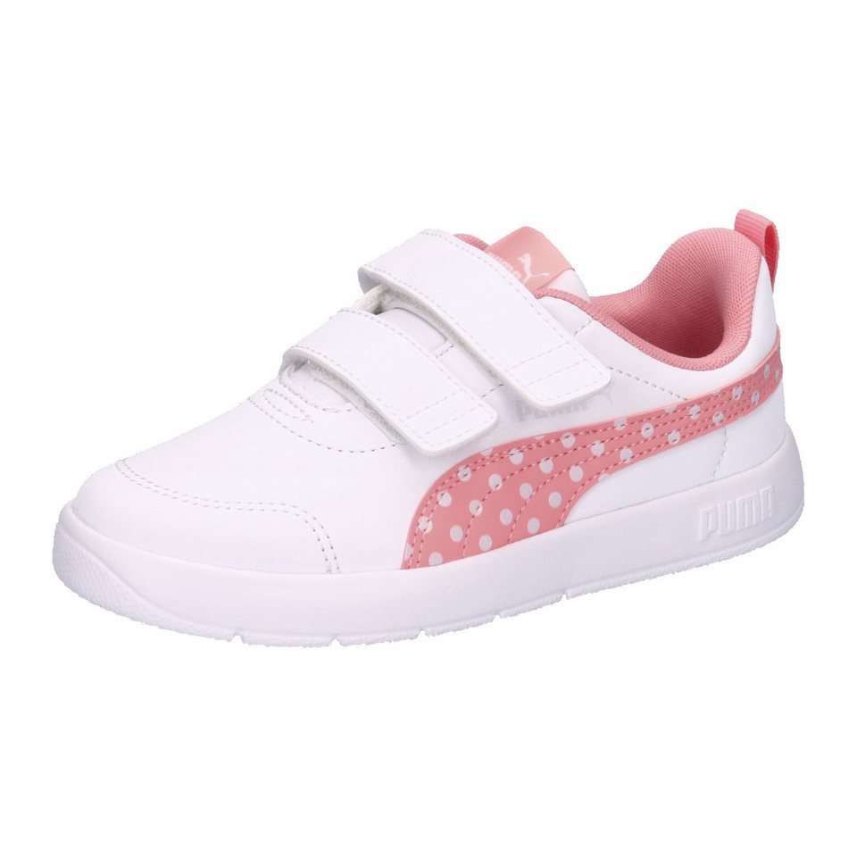 PUMA Puma Mädchen Sneaker Courtflex V3 Dotty V PS 398758 Sneaker