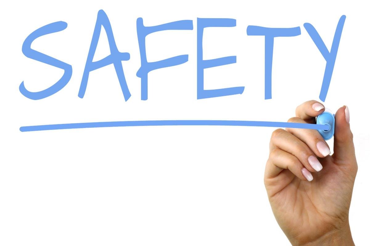 Safety - Handwriting image Safety - Handwriting image