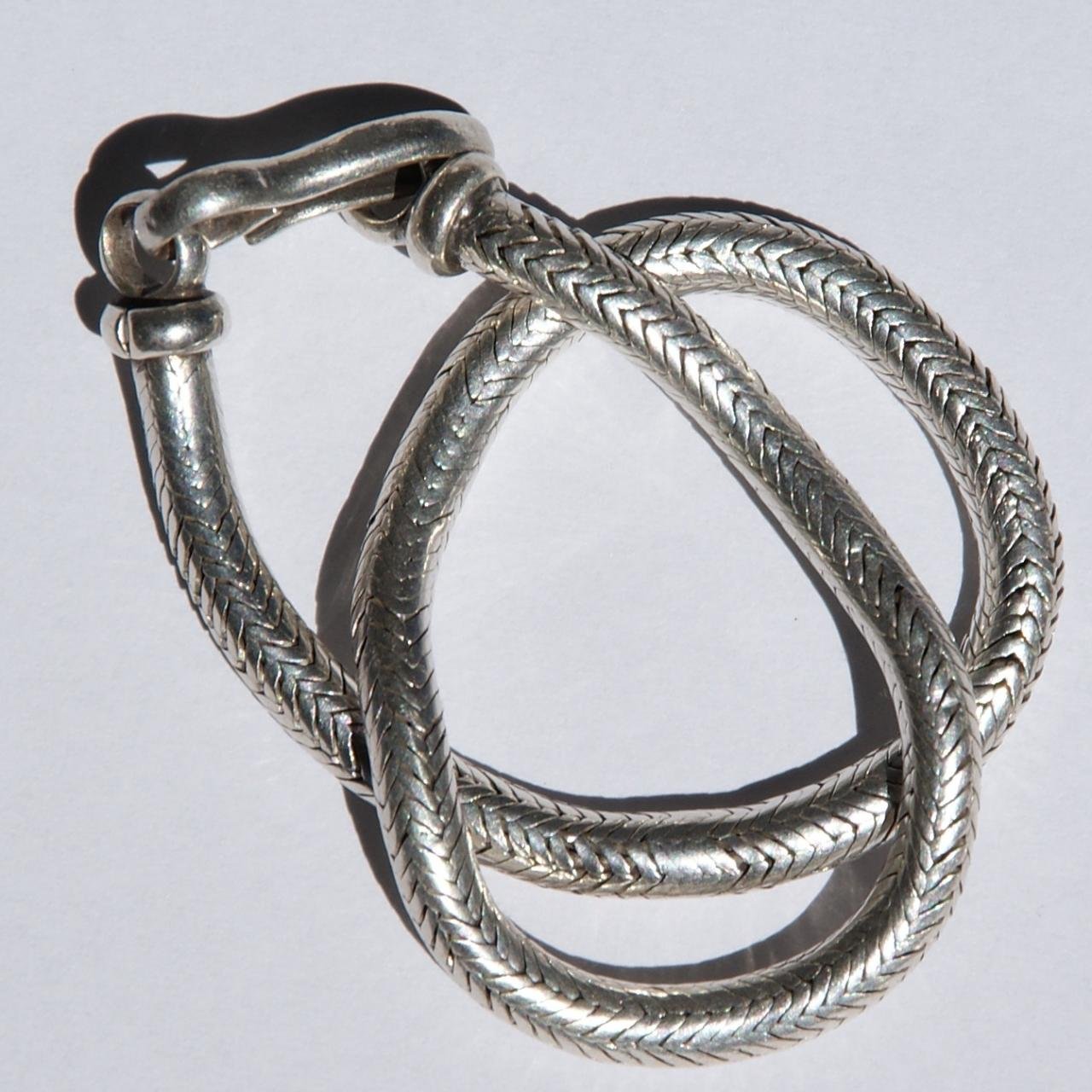 Silver love ring cartier