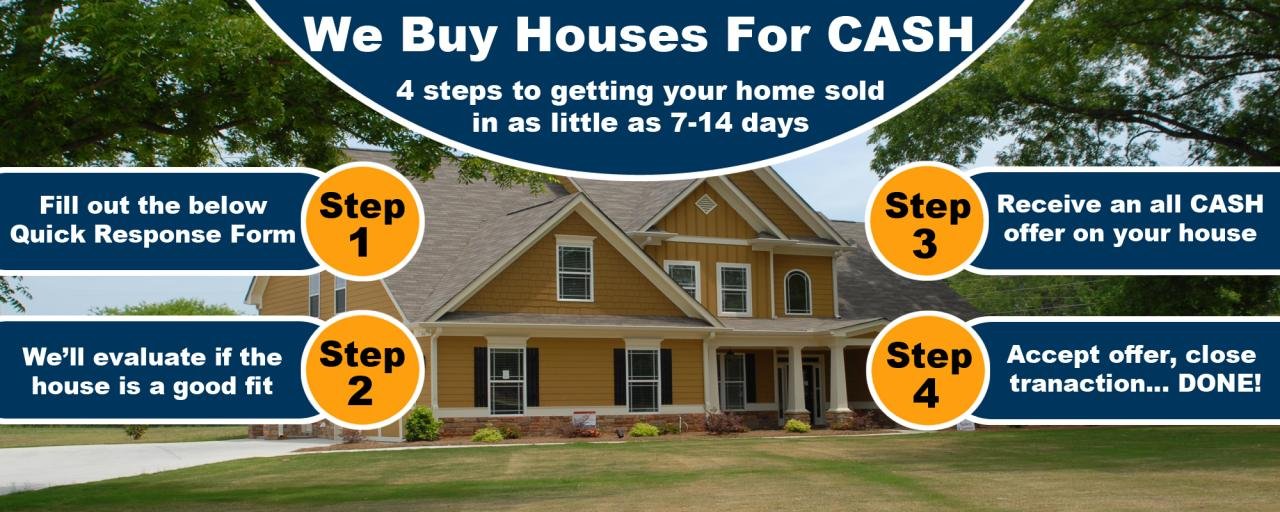 We buy houses for CASH